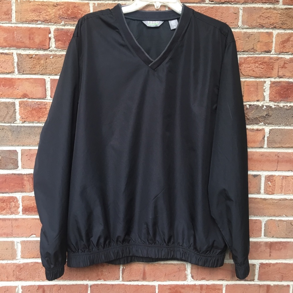 EUC Izod Golf Black XFG Pullover SzMED